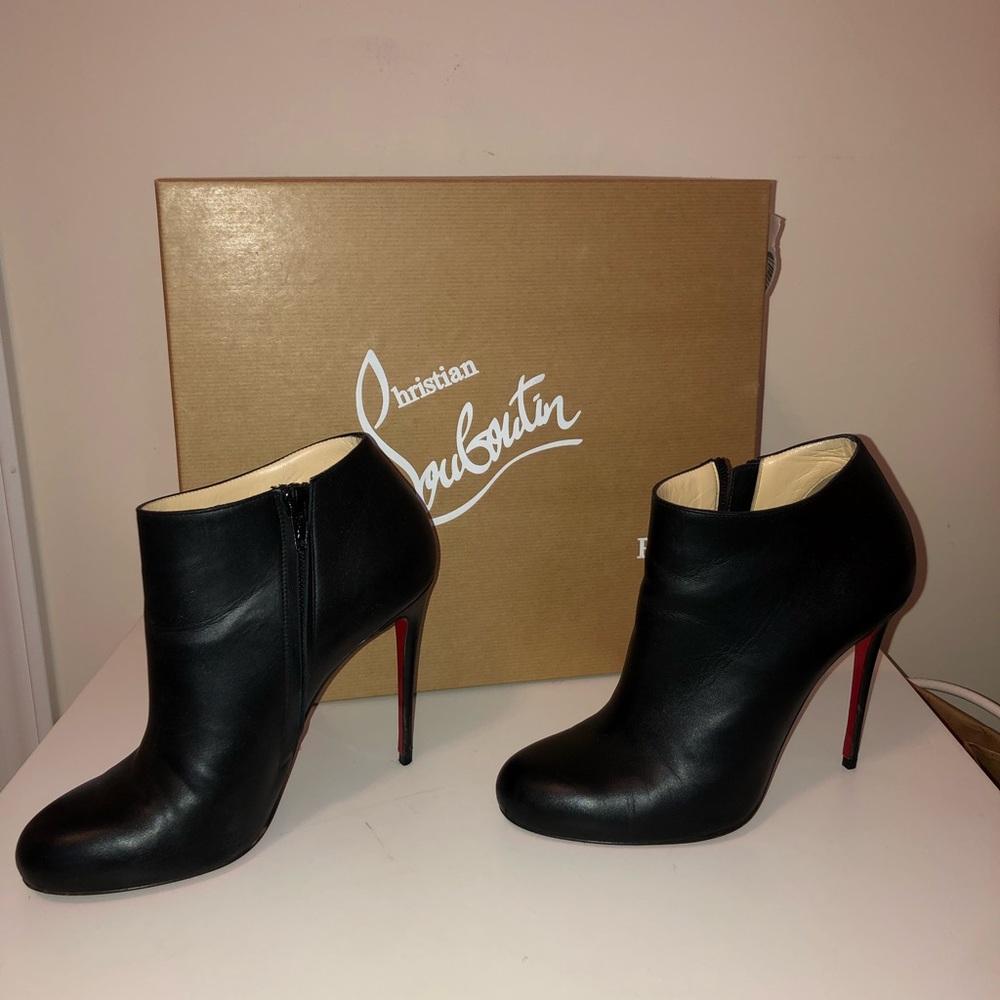 Christian Louboutin Bellisima Booties ❤️🖤